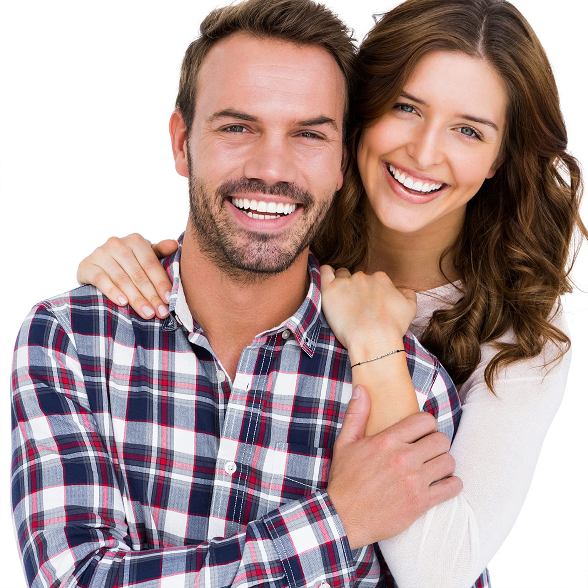 Zibuyu Couple Bracelet for Women and Men featuring Adjustable Morse Code Design 6PCS | Stainless Steel and Soft Rope Gift Set