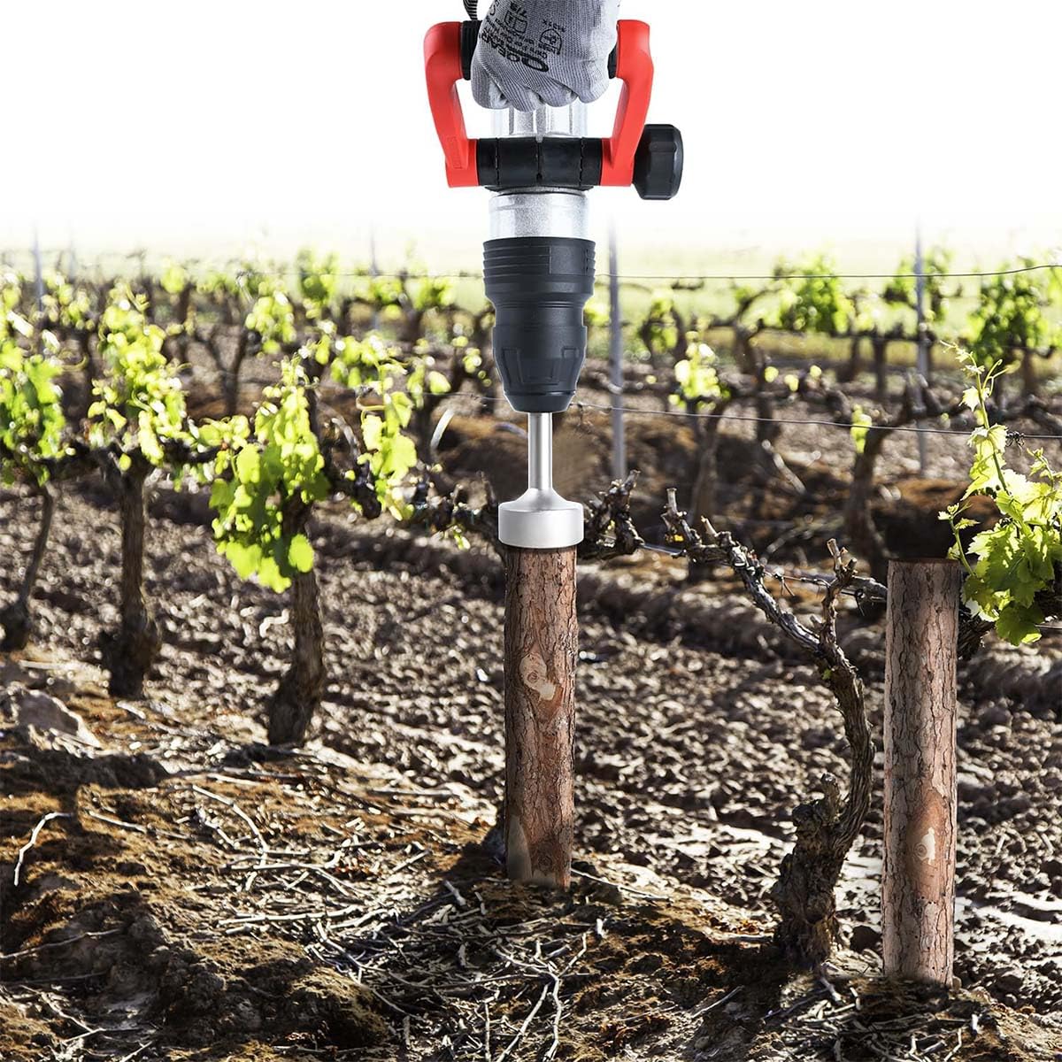 Serplex Metal Hammer Attachment for Impact Drivers with 3.5cm Plate & 1/4'' Hex Shank | Steel Construction