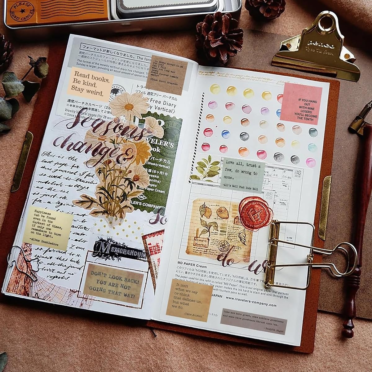 HASTHIP Bible Verse Stickers for Planners and Scrapbooks featuring 500 Retro Inspirational Prints