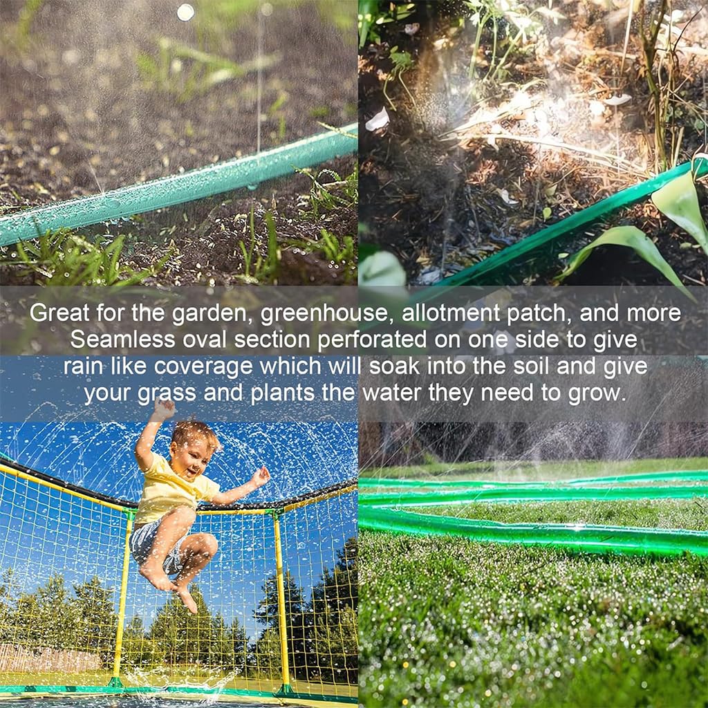 HASTHIP Garden Soaker Hose for Flower Beds and Vegetables featuring 15M PVC Build | Uniform Water Flow