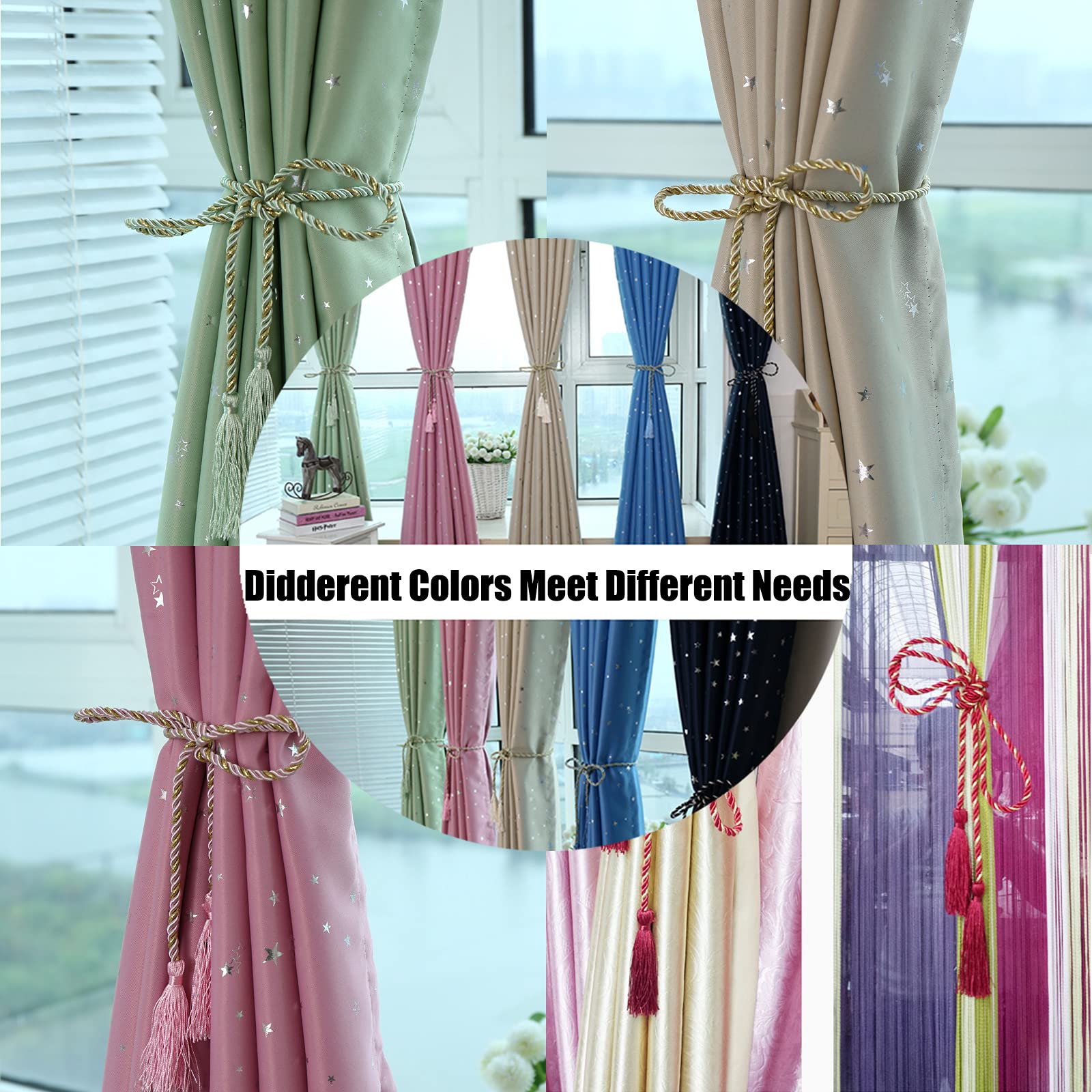 HASTHIP Tassels for Jewelry Making and Bookmarks featuring 228PCS Loop Design | 38 Colors Silk Polyester