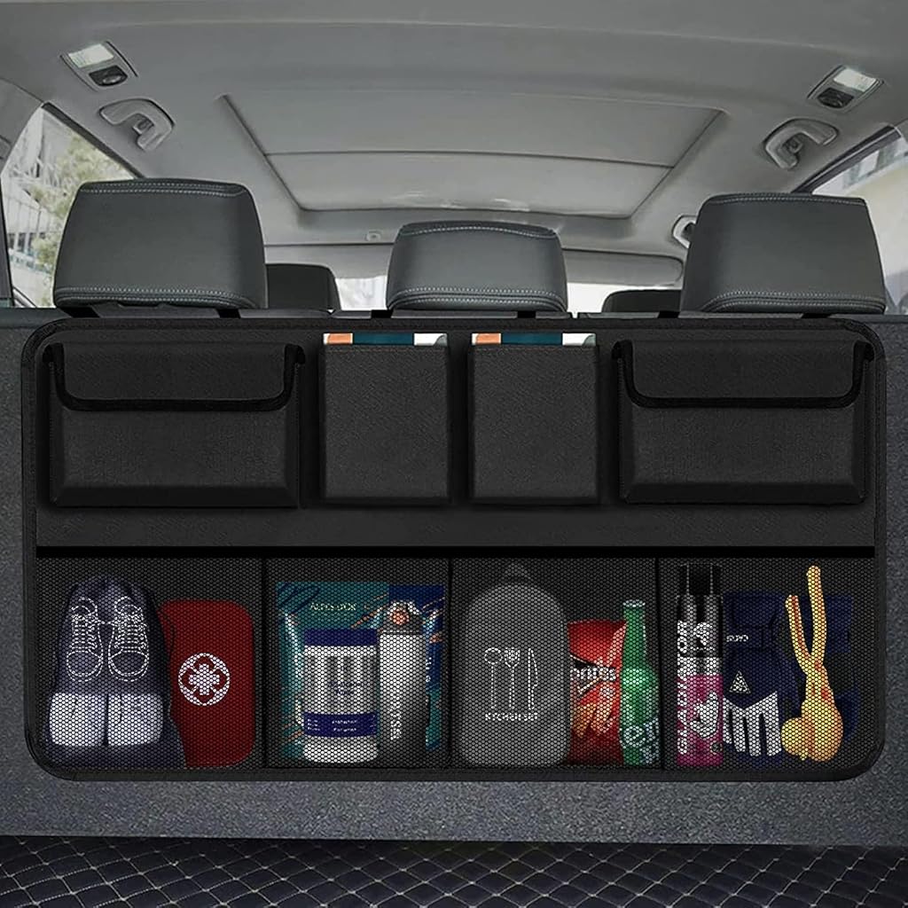 STHIRA® Car Organizer Multi-compartment Oxford Cloth Car Trunk Storage Bag