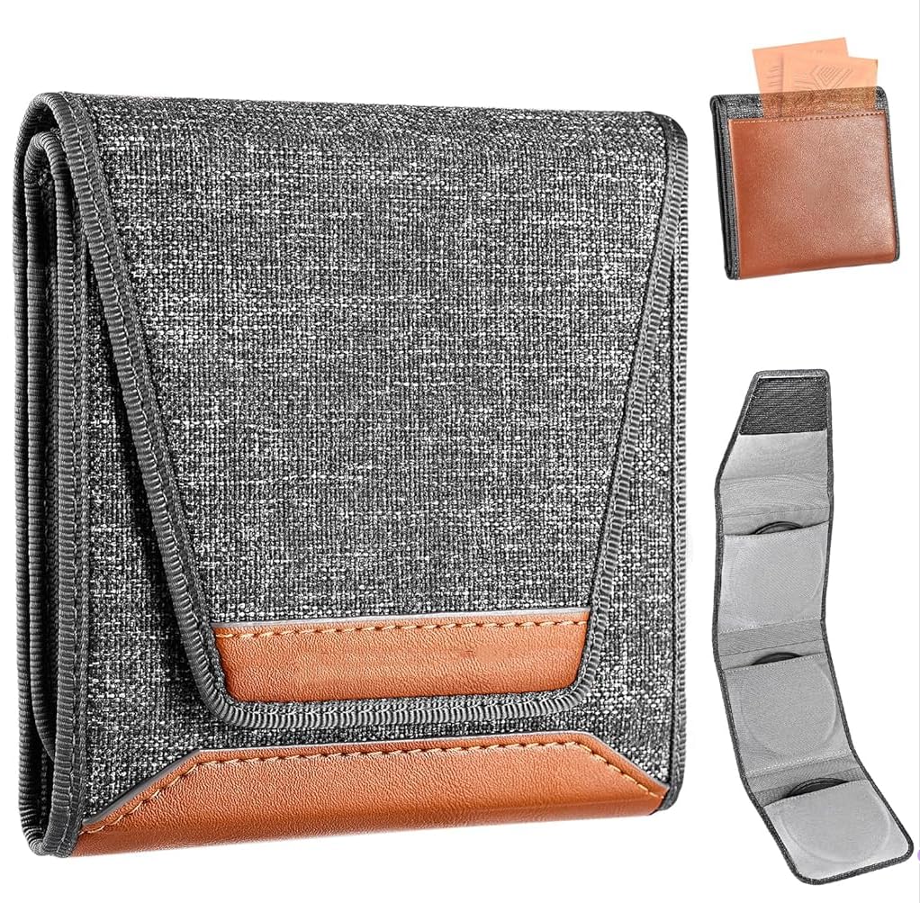 ZORBES® Camera Lens Filter Pouch, Foldable Filter Storage Wallet for F ...