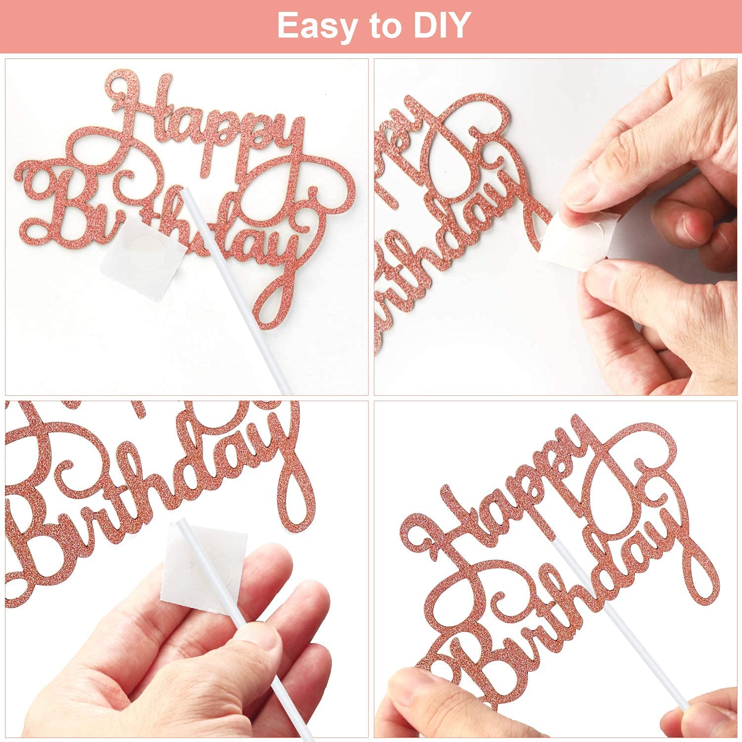 ELEPHANTBOAT Nail Sequins Kit for DIY Nail Art with 12 Grid Gold and Pink Flower Glitter | Heart and Butterfly Decoration Supplies