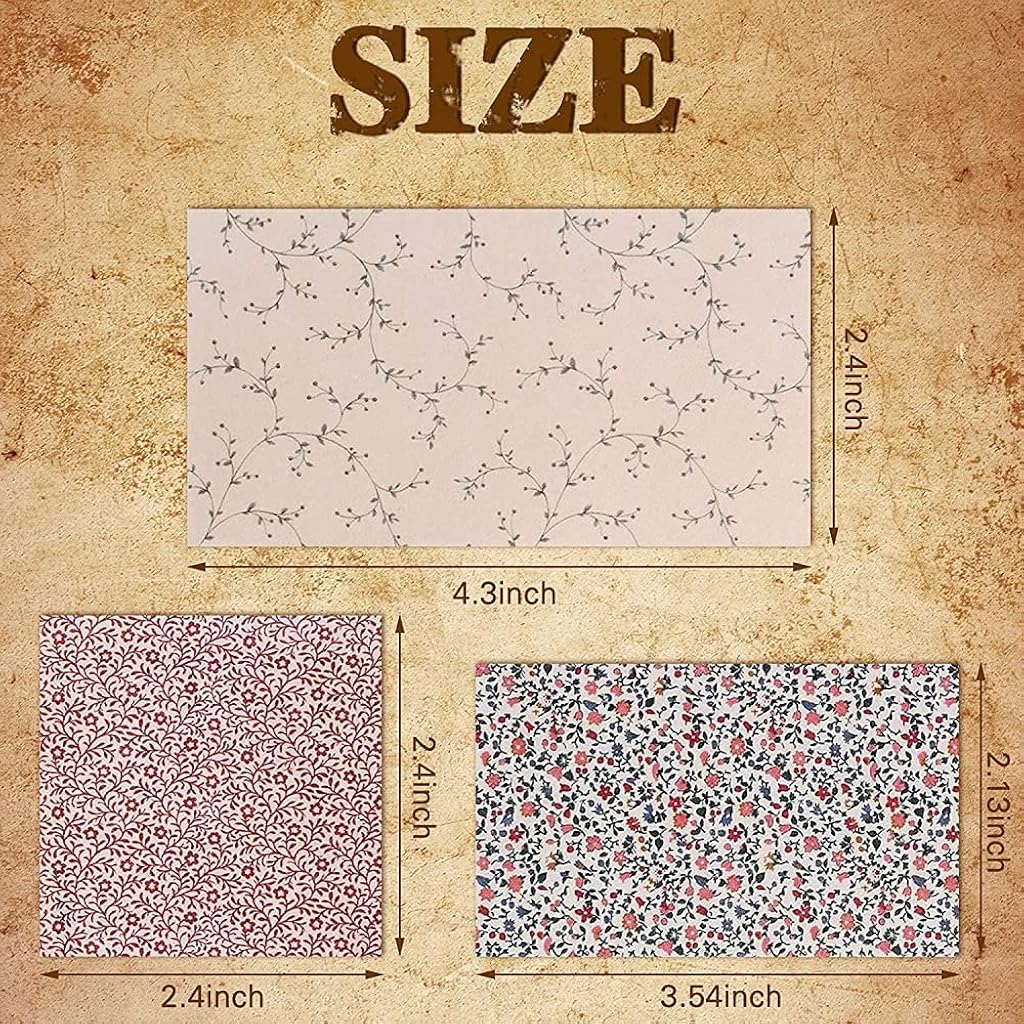 HASTHIP® 360 Sheets Vintage Scrapbook Paper Supplies DIY Journaling for Writing Drawing Materials Craft Travel Journal 6 Sets 1080PCS