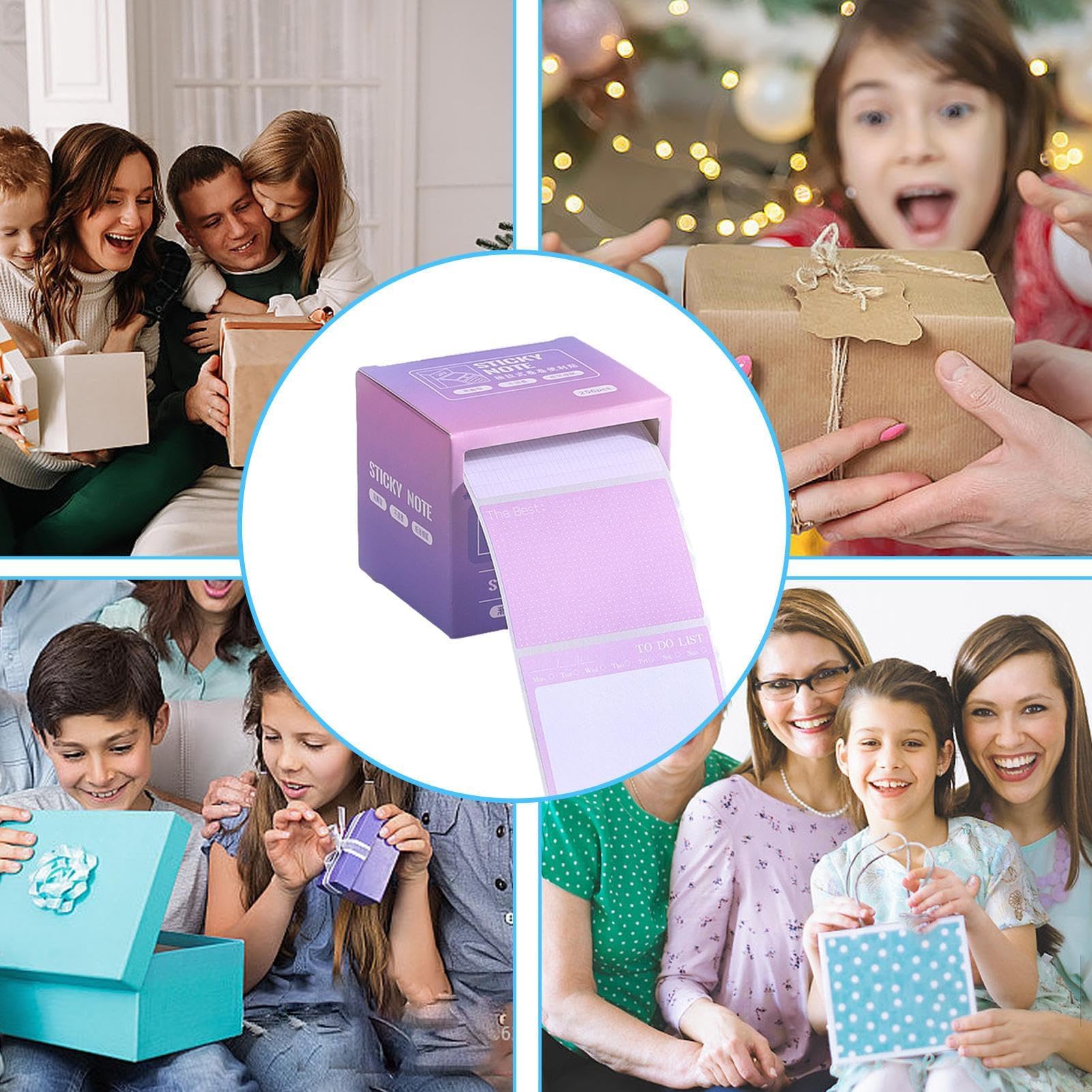 ZIBUYU Sticker Roll with Pull Out Distribution Box featuring 1.7 x 2.4 Inch Labels | Easy Dispensing