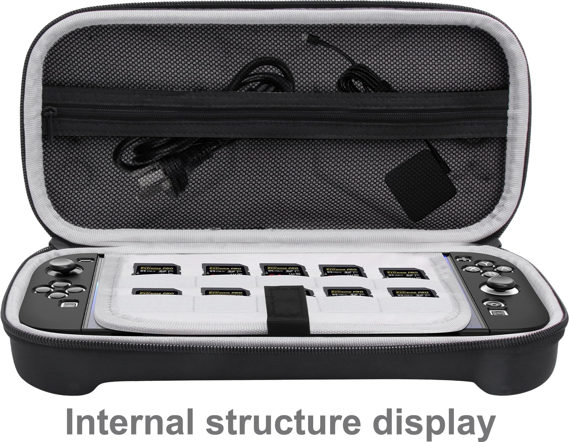 ZORBES Switch 2 Protective Case for Travel with Custom Molded Shell and Waterproof EVA | Built in Mesh Pocket for Accessories