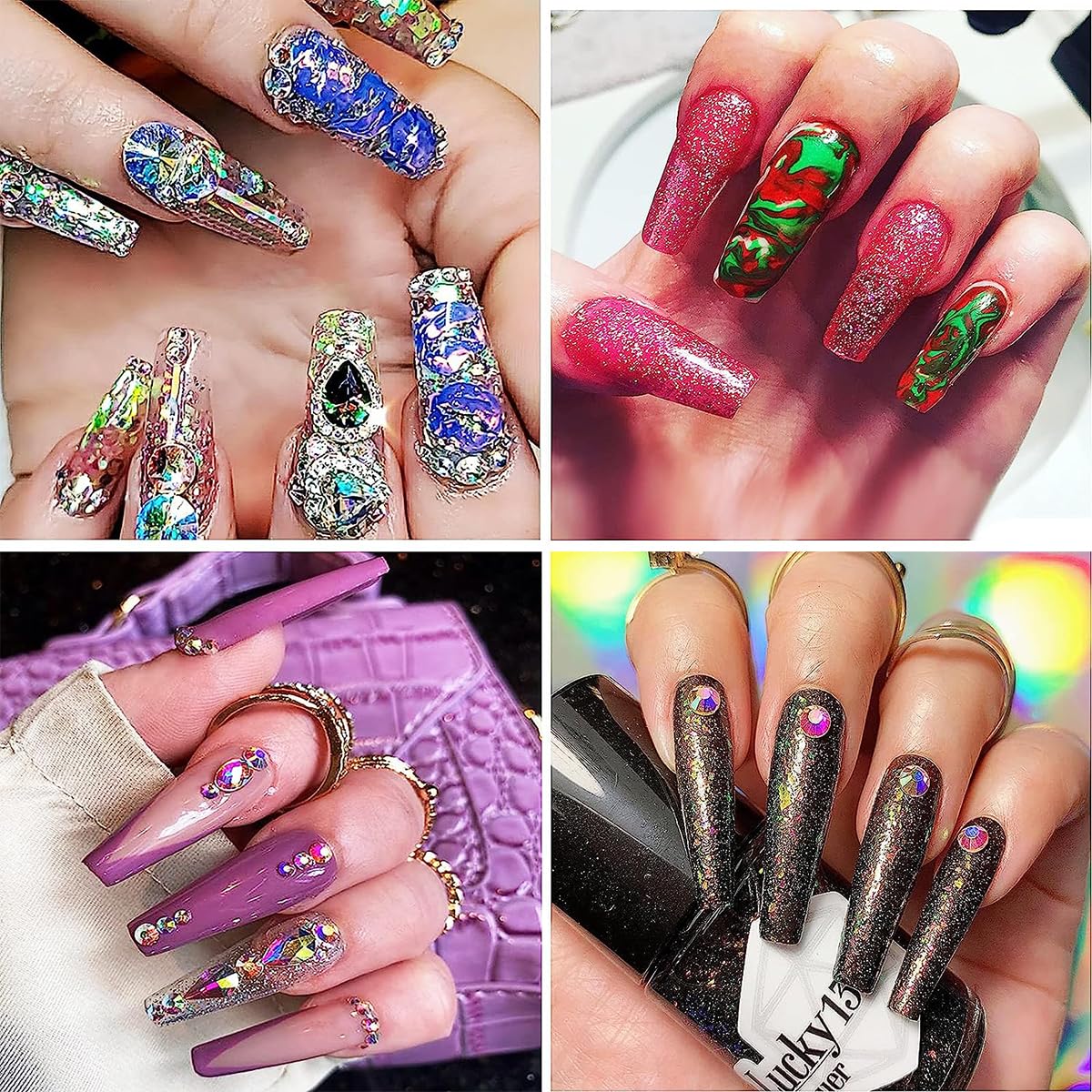 MAYCREATE UV LED Nail Lamp for Gel Polish with 66 Beads and 4 Timer Settings | USB Smart Induction Dryer