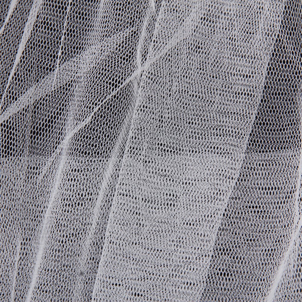 SNOWIE SOFT Mosquito Net for Baby Stroller featuring Elastic Fit and Breathable Mesh | 2 PCS White