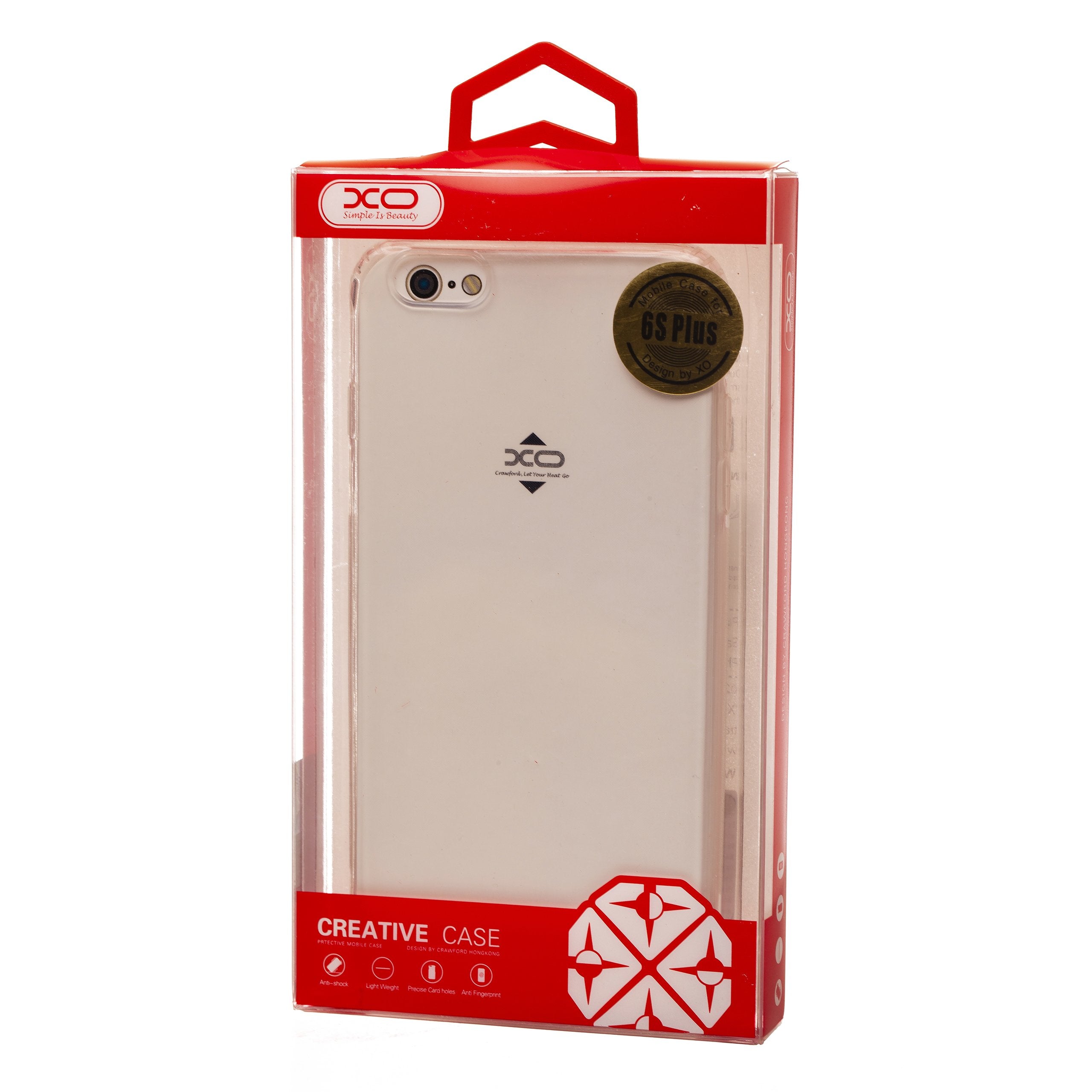 Zorbes iPhone 6 & 6s Plus Transparent Flexible Mobile Case with Dust Plugs | Imported TPU