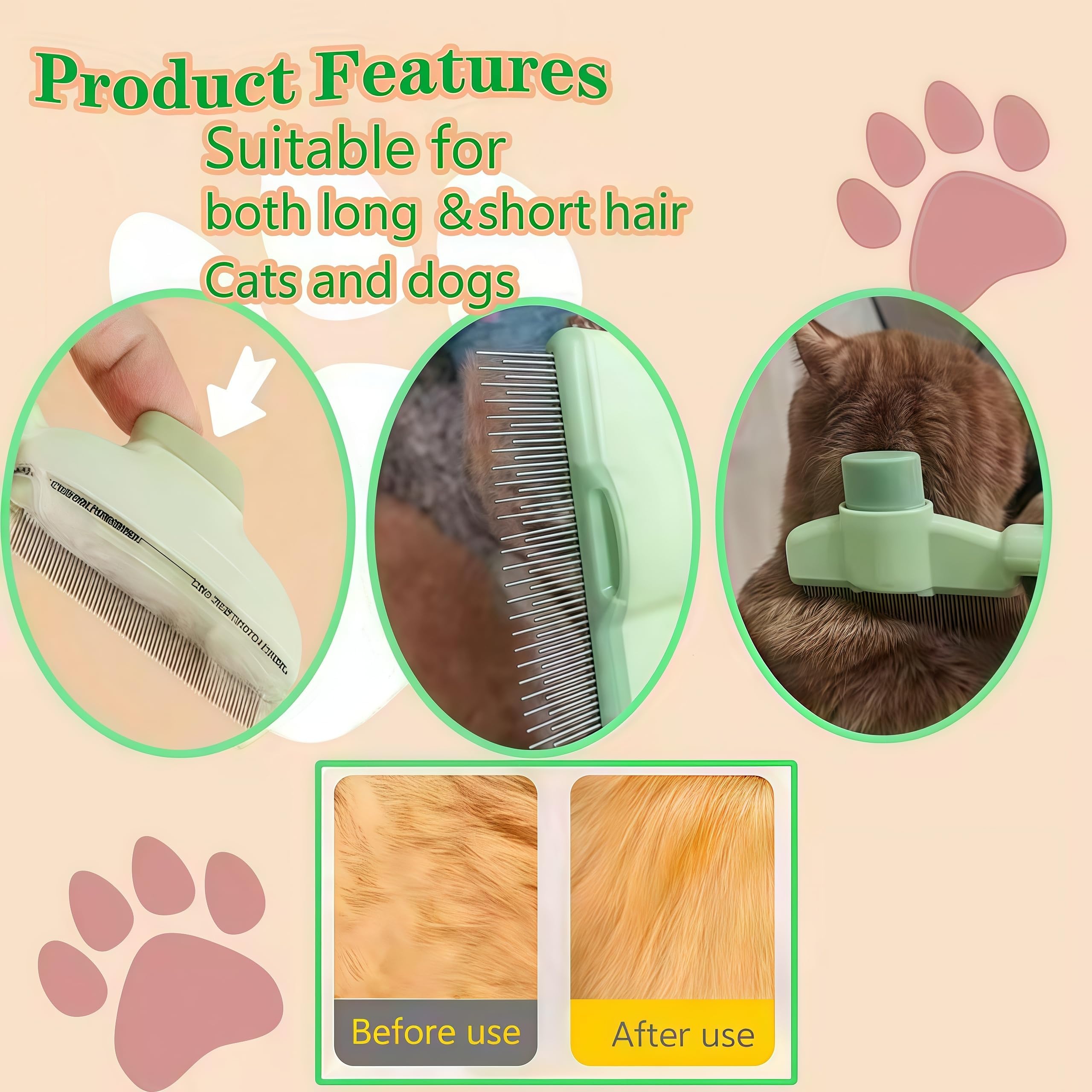 Qpets Cat Self Grooming Brushes for Furniture Legs featuring Removable Silicone Pads | 2Pcs Set