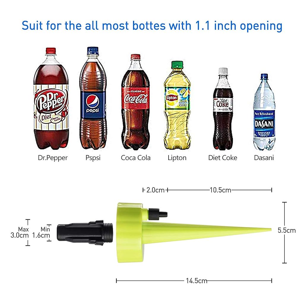 HASTHIP® 12 Pcs Drip Irrigation Kit, Automatic Self-Watering Spikes for Home Garden, Pots, Office Plants, Adjustable Slow Release Water Dropper System, Easy DIY Plant Watering Solution