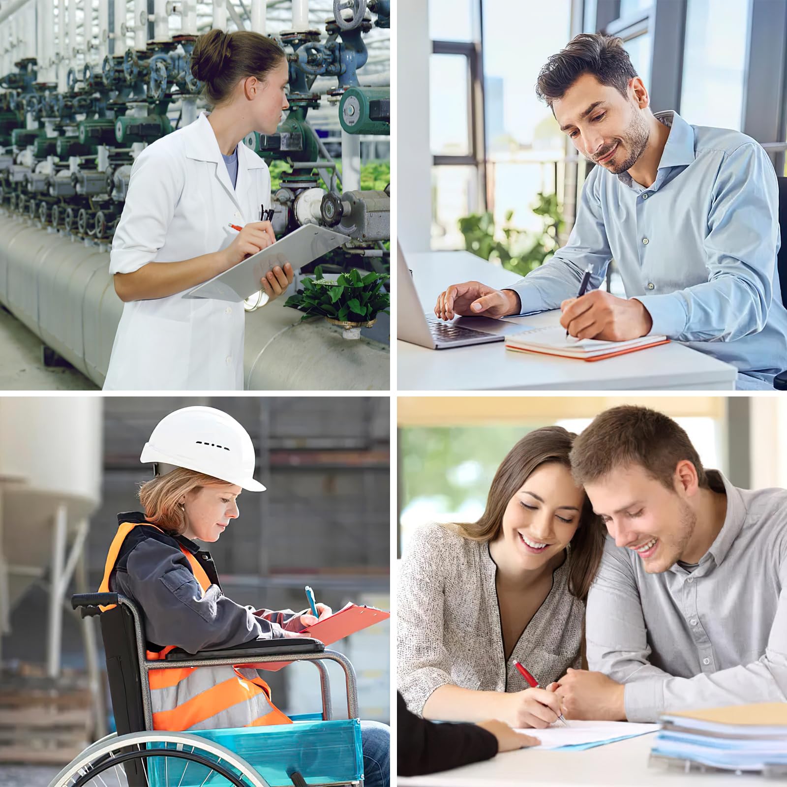 Climberty Ball Pen Refills 24 Pack for Office Writing with 1.0mm Tip and Metal Tube | Black Ink