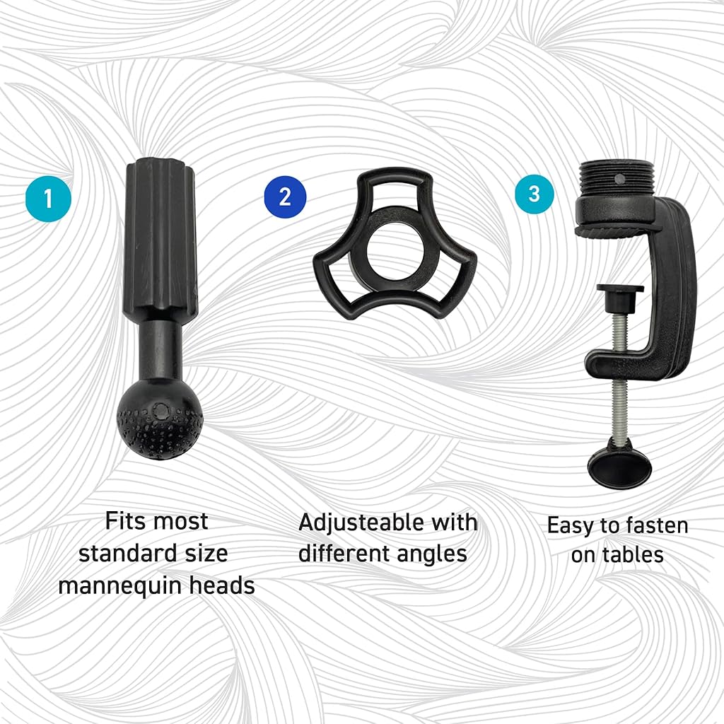 MAYCREATE® Wig Mannequin Head Stand