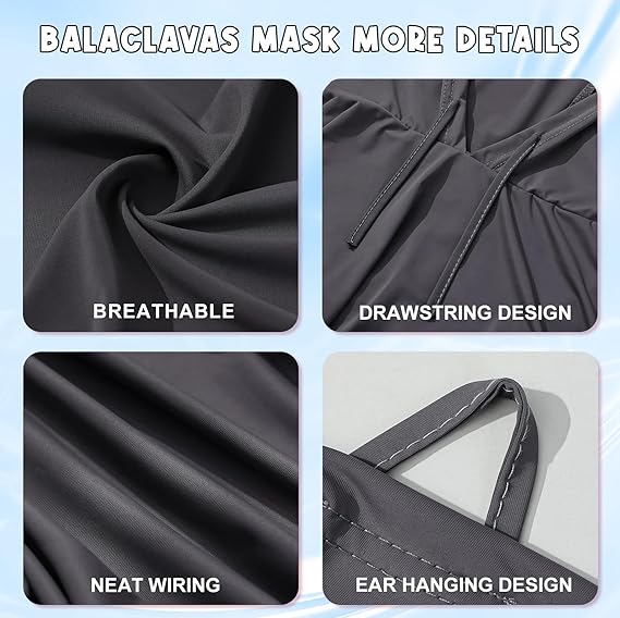 GUSTAVE® Summer Balaclava Sun UV Protection Hood Breathable