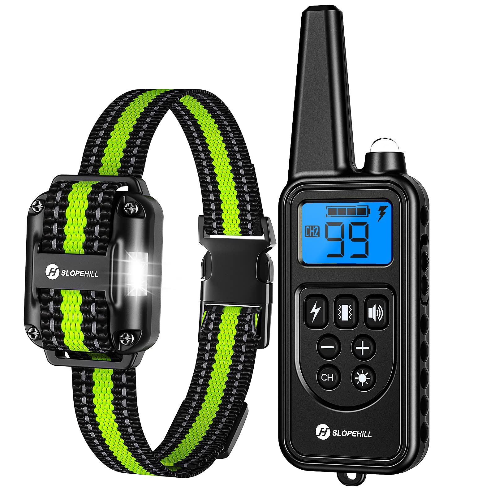 Qpets Dog Training Collar for Behavior Correction with 2600ft Remote & 5 Modes | Waterproof and Safe Design