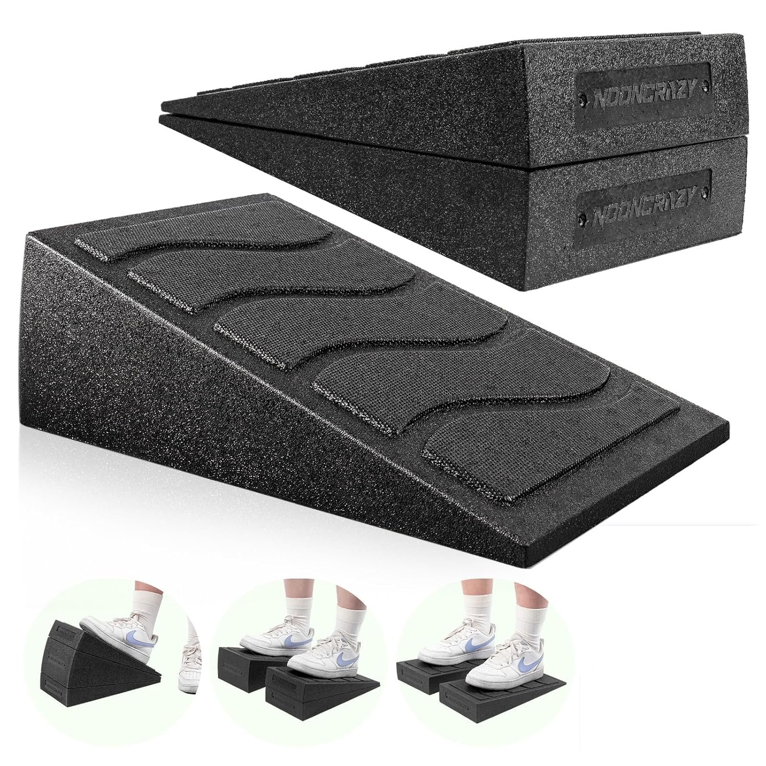 Proberos® Squat Wedge Set, Slant board calf stretcher incline board squat wedge, Non-Slip Professional Squat Wedges, Durable and Eco-Friendly Yoga Foam Blocks for Squats