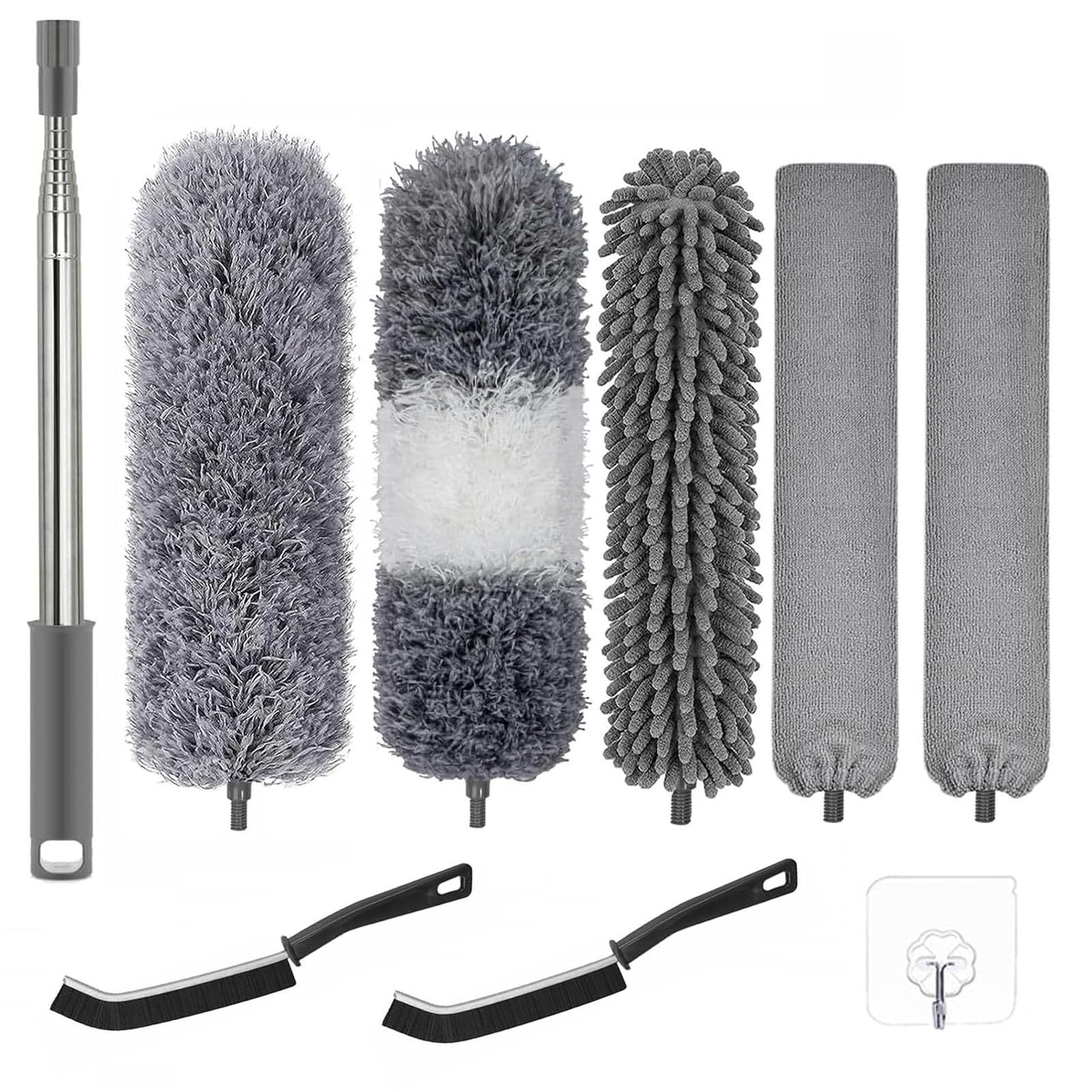 Supvox® Microfibre Feather Duster Bendable Washable Long Duster
