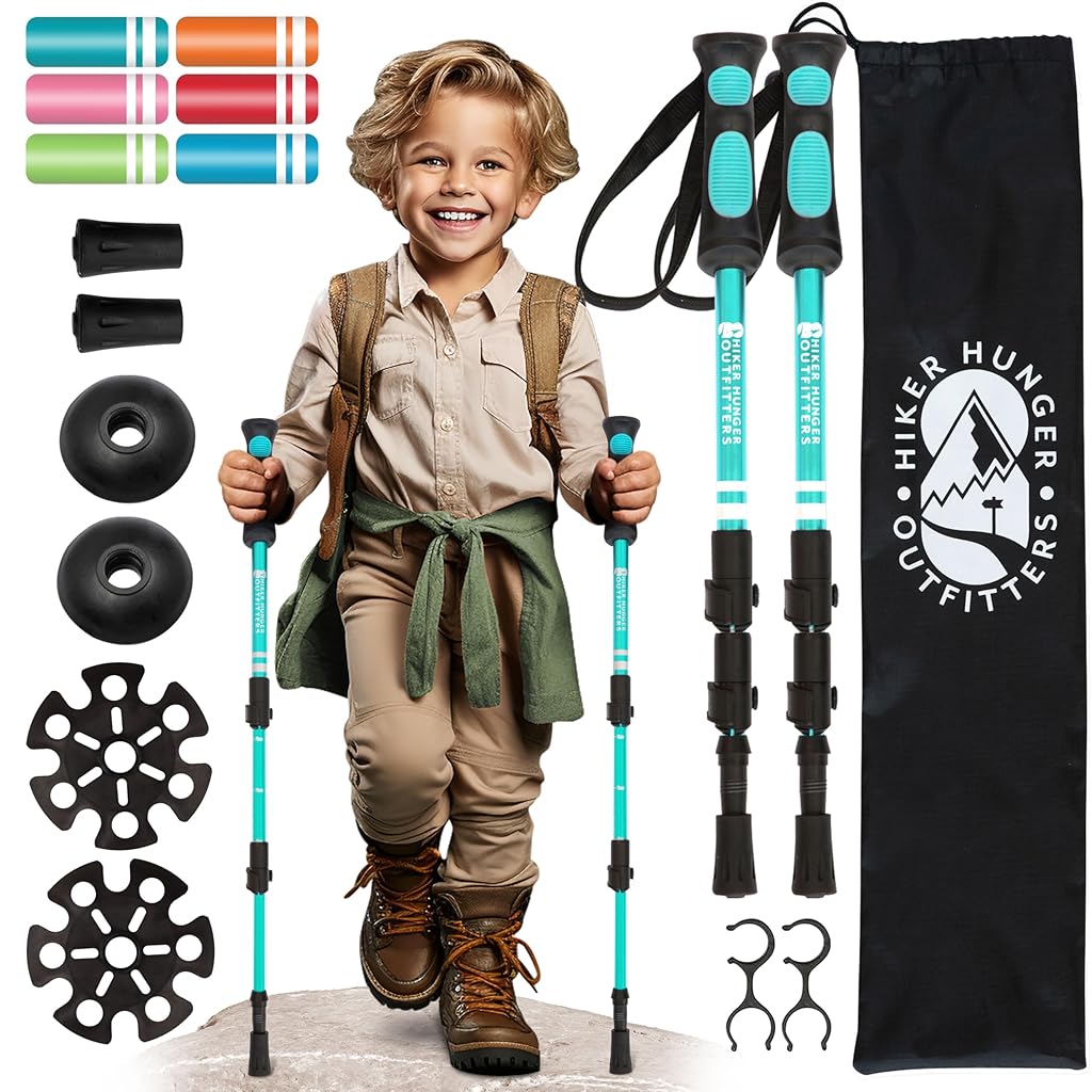Proberos® Kids Hiking Poles - Lightweight Collapsible Walking Stick