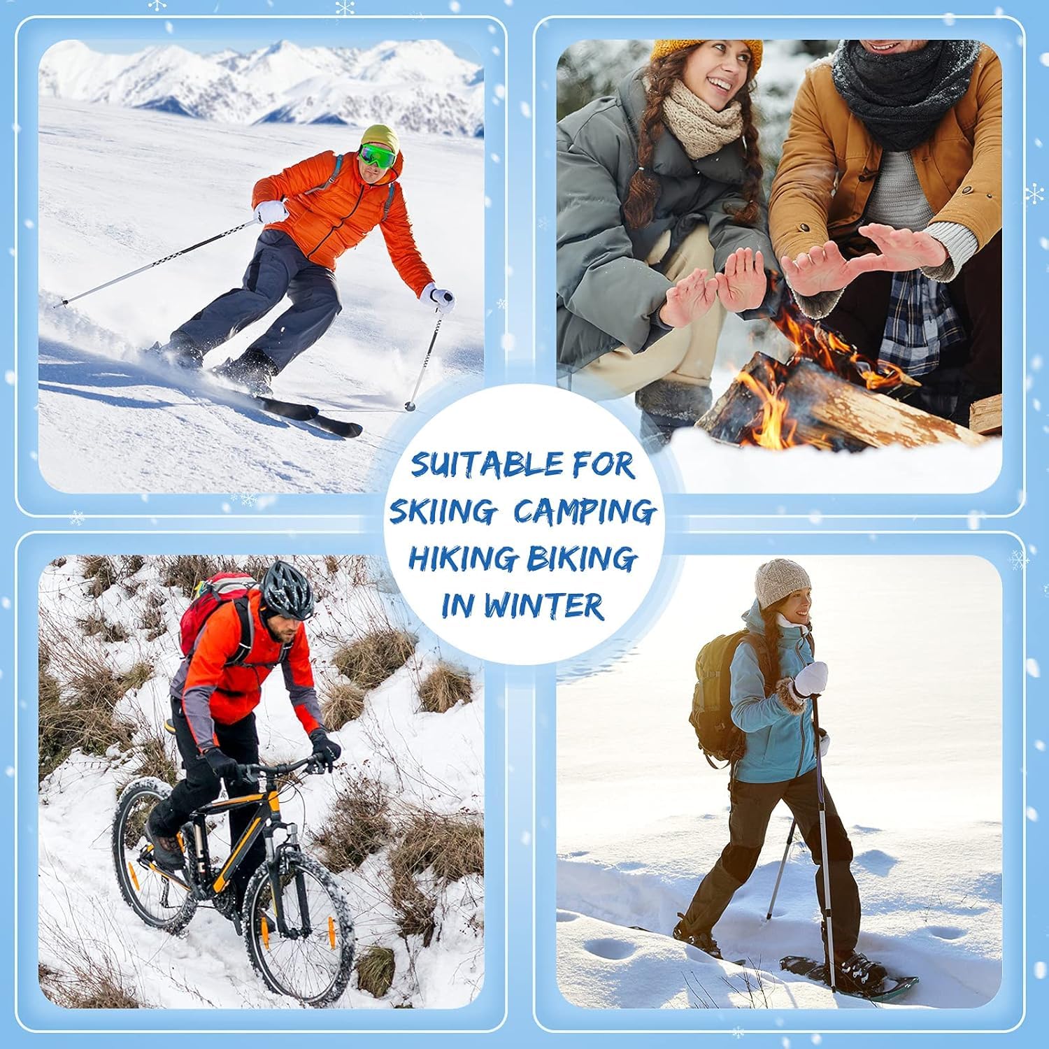 Proberos Toe Warmers for Winter Activities featuring Neoprene Cover 13x18 cm | Pain Relief