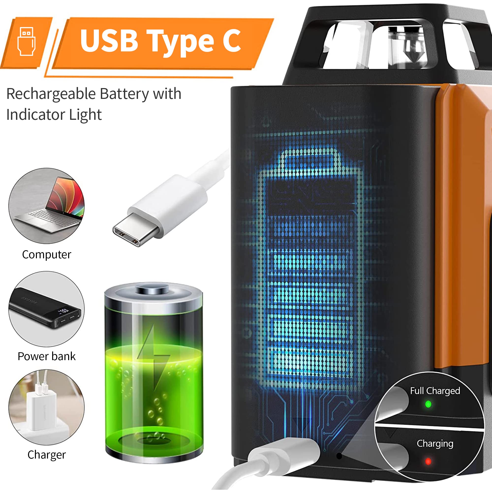 HASTHIP Laser Level for Construction with 12 Line 360° Self Leveling and Remote Control | Green Beam Alignment Tool