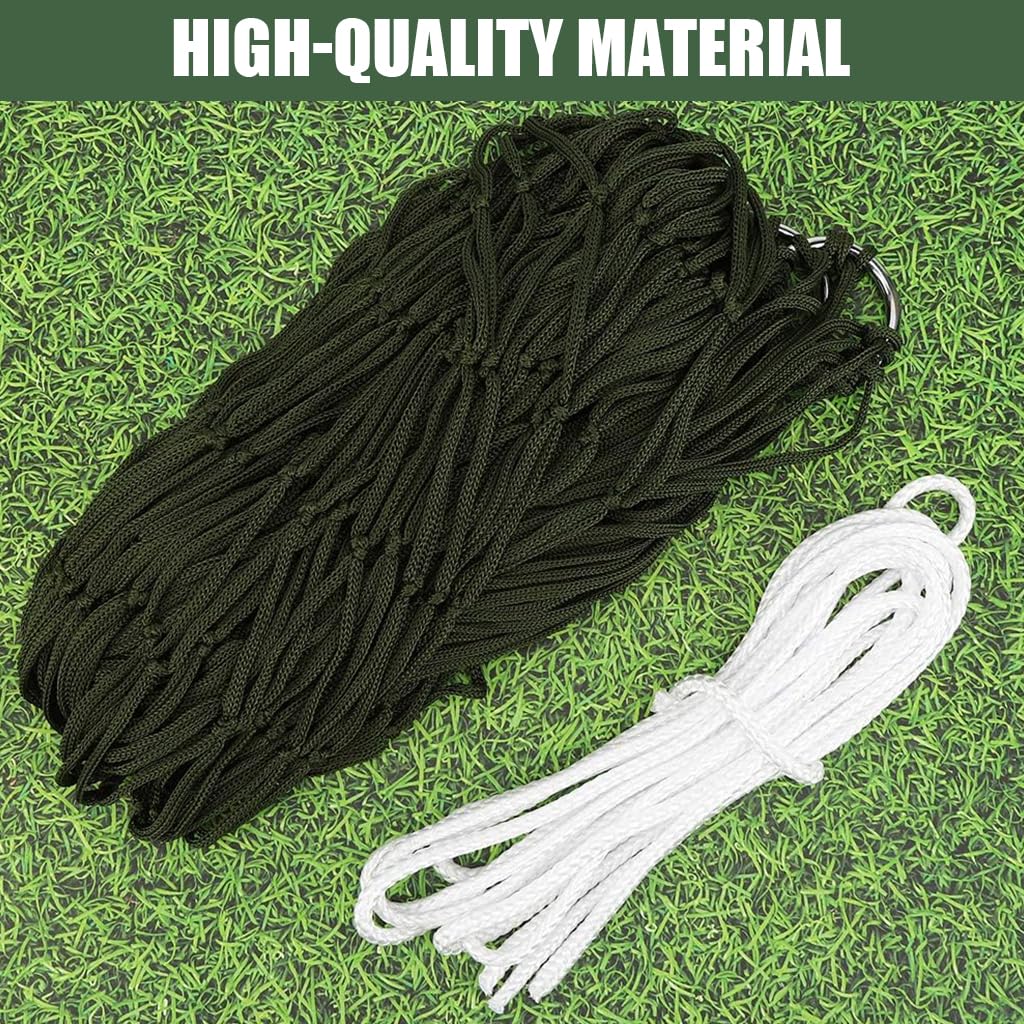 Proberos® Outdoor Hammock Nylon Mesh Hammock Camping Mesh Hammock for Backyard 220lbs Loading Heavy Duty Nylon Rope Woven Hammock for Beach, Camping(31.4x108 Inches)