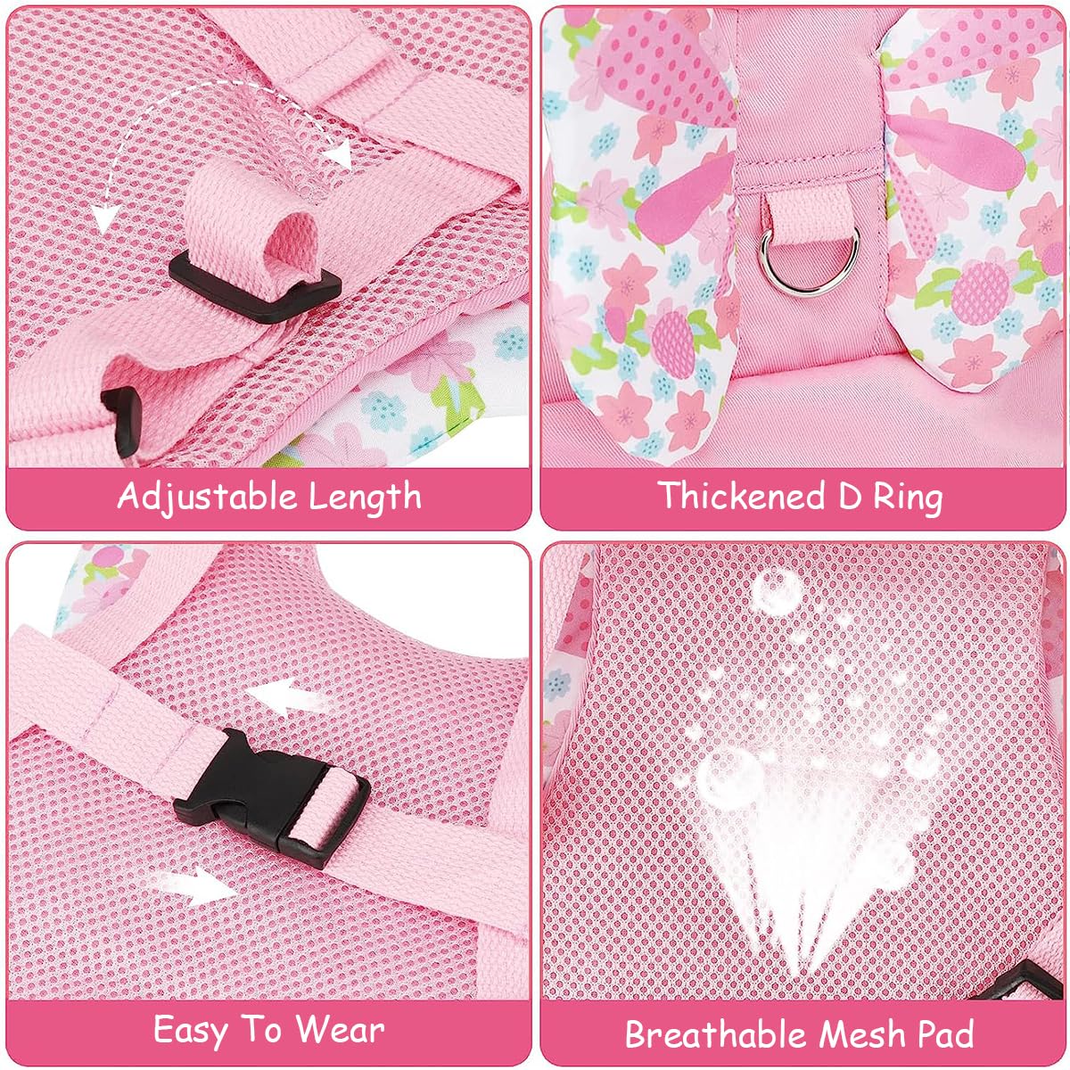 SNOWIE SOFT Baby Walking Harness for Toddlers with Anti Lost Wrist Link and Strap | Butterfly Backpack Style for 1–3 Years