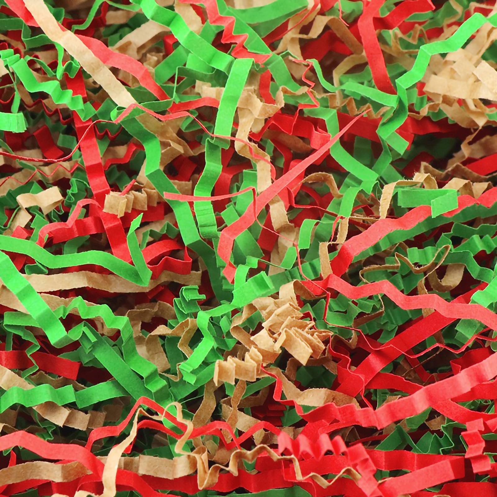 ZIBUYU Paper Raffia for Gift Wrapping and DIY Crafts with 3 Colors | 50g Eco Paper Filler