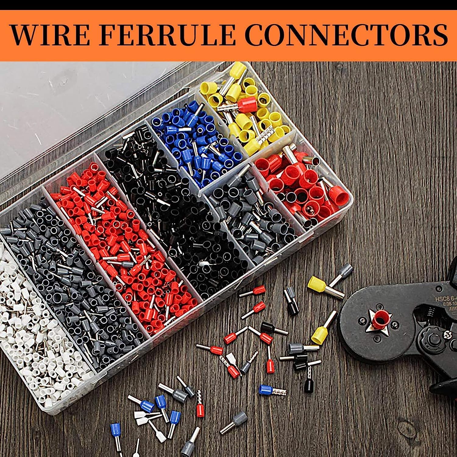 Electronic Wire Ferrules Kit 3600PCS Copper Connectors for Wiring ...