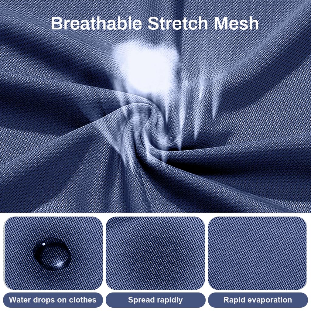 PROBEROS Mens Tank Top for Workout Yoga and Running featuring Curve Hem Cut | 2 Pcs 2XL Quick Dry Polyester