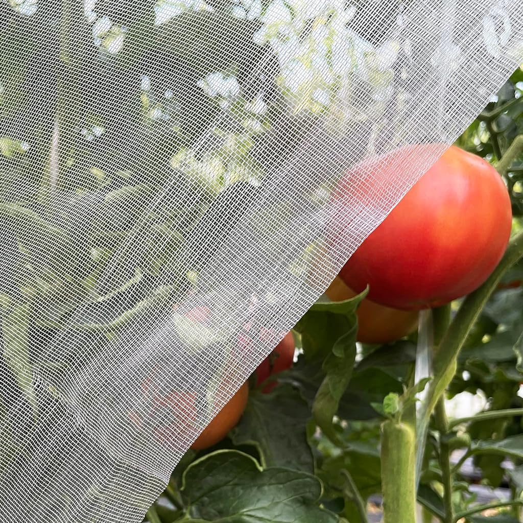 HASTHIP® 2.5*10m Ultra Fine Garden Mesh Netting for Plant Protctive, Durable PE Plant Netting Cover for Protect Your Vegetables, Fruits, Flower & Trees, Greenhouse Cover Protection Mesh Net Covers