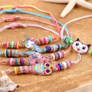 PALAY® Hand Bracelet for Kids Girls Stylish Unicorn Friendship Band Best Friend Set Party Gift Wrist Jewellery Multicolor 12 Pieces 36PCS