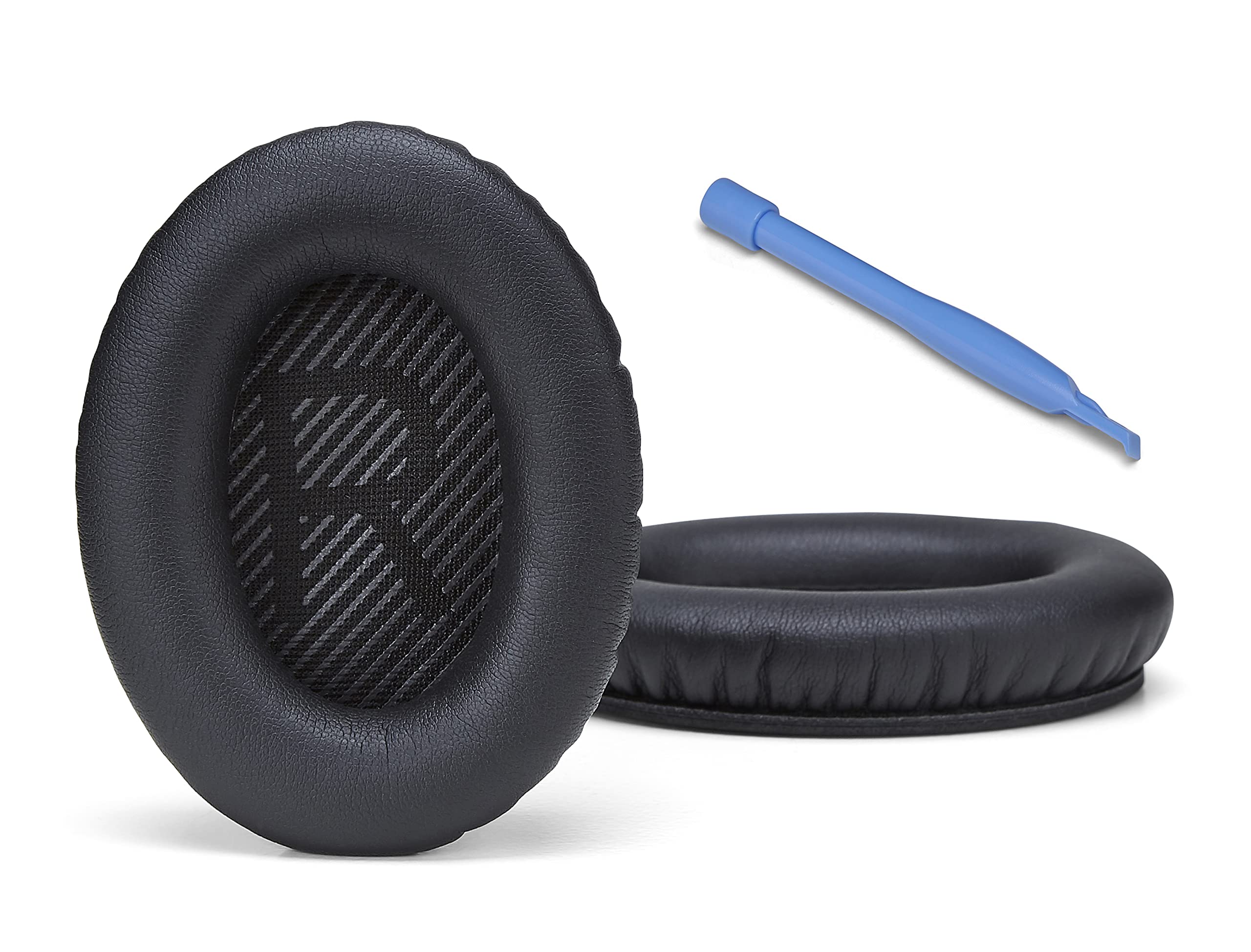 ZIBUYU Ear Pads Replacements Professional Ear Pads Cushions Replacement for Bose Quiet Comfort 35 (Bose QC35) and Quiet Comfort 35 II (Bose QC35 II) Over Ear Headphone Cushion Pad (Black) - 1 Pair