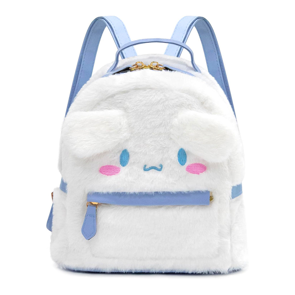 PALAY Cute Backpack for Girls Kawaii Girls Backpack Small Plush Backpack Cute Sanrio Cinnamoroll Bag with Handle Birthday Gift Christmas Gift for Girls, 23x24x12cm