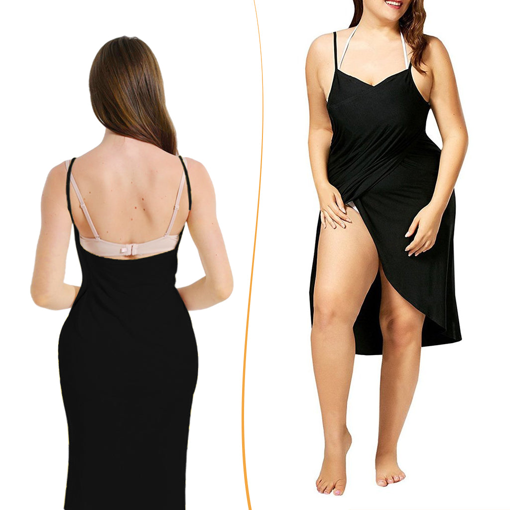 PALAY Fashion Pareo Women Beach Cover Bikini Cover-up Wrap Cover Dress Thin Strap Beach Cover-up Backless Dress Sarong, L