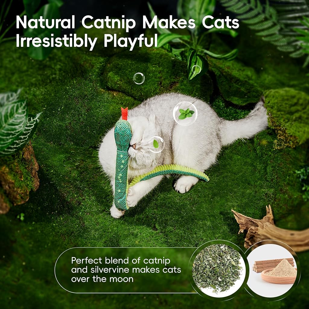 HASTHIP® Cat Realistic Catnip Crinkly Sound 1 Pcs