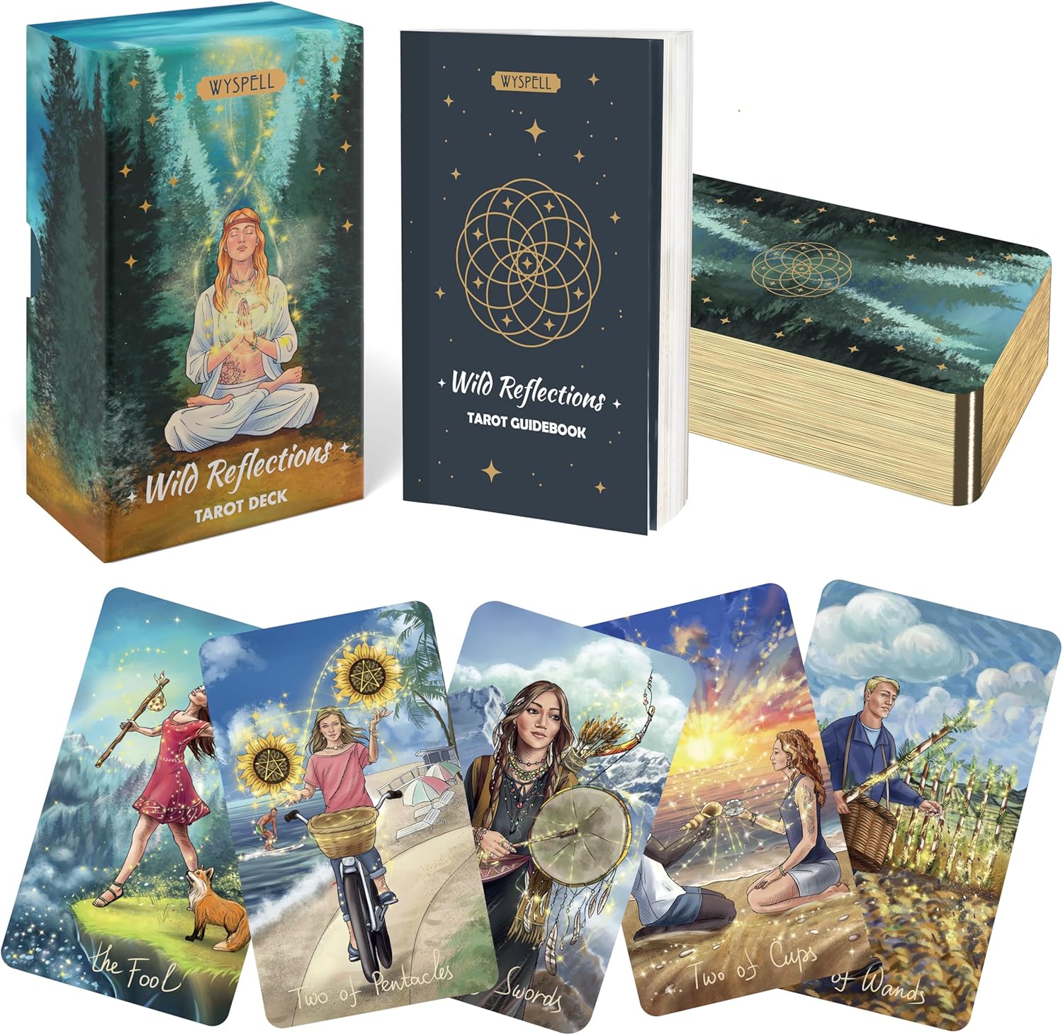 PATPAT® Tarot Cards: Nature-Inspired Tarot Cards - Beautiful Tarot Cards Set
