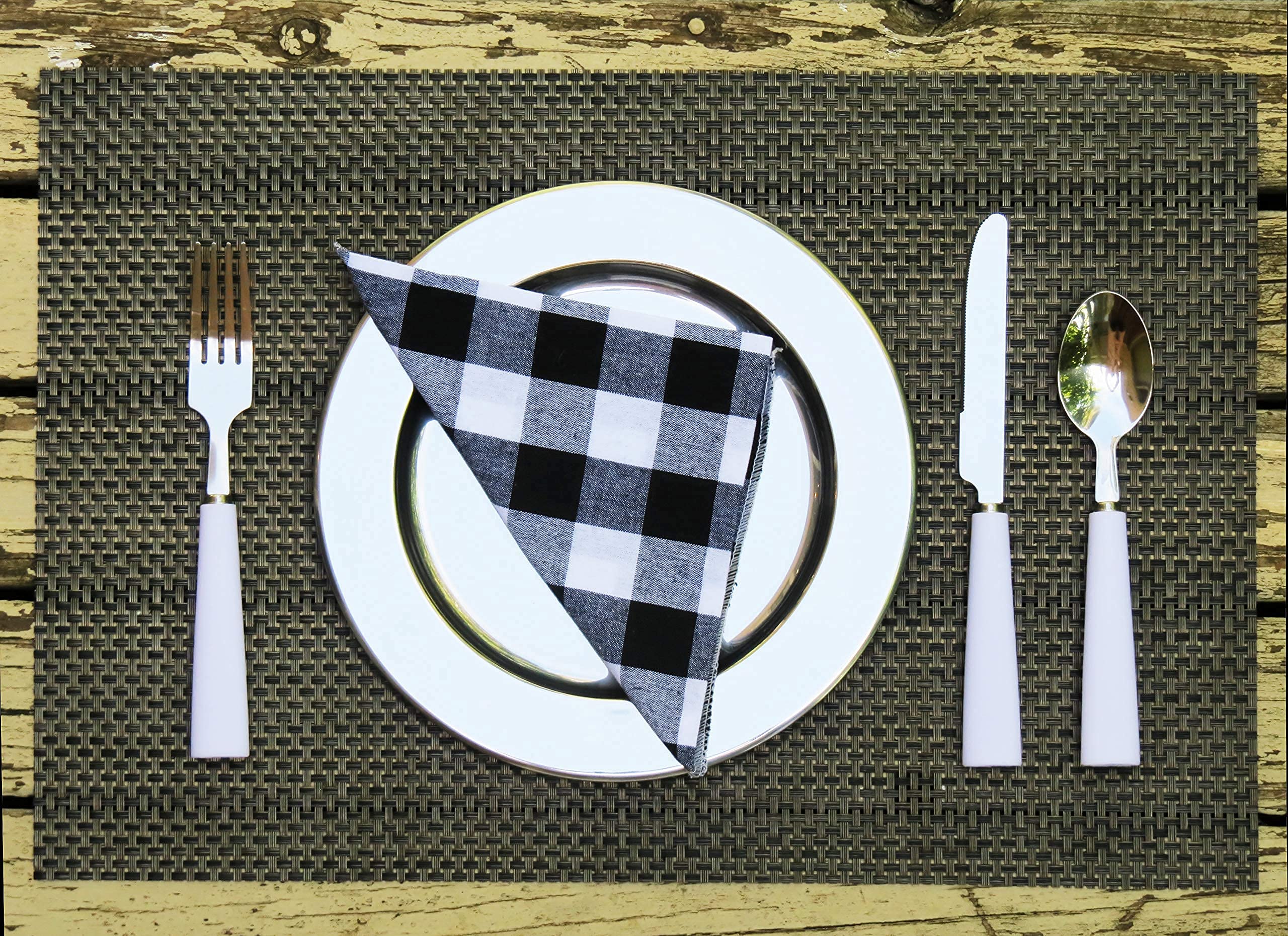 PROBEROS Cutlery Set for Travel with Portable Bag and 10pcs Stainless Steel Utensils | Ideal for Camping and Picnic