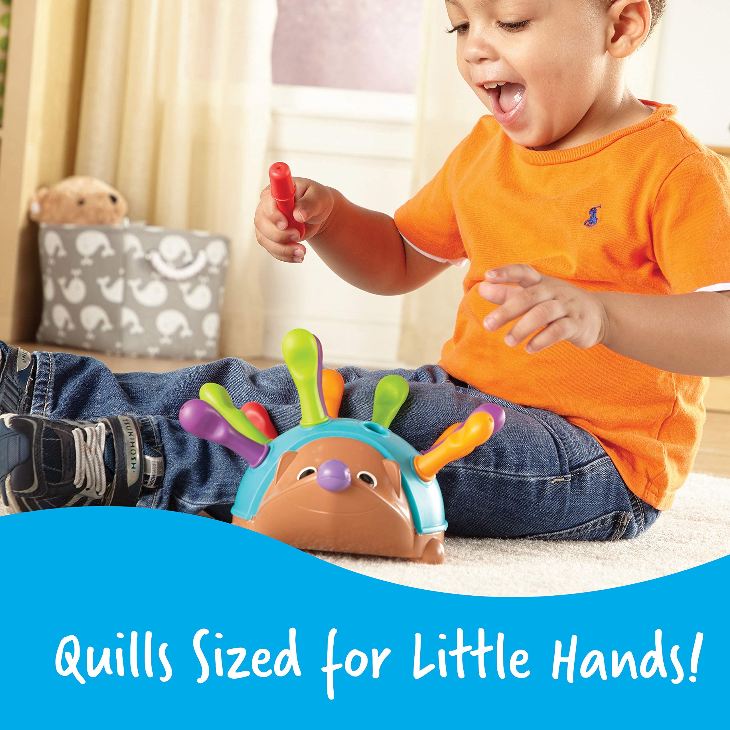 PATPAT Creative Pull Out Hedgehog Toy for Kids featuring Number Spikes and Bright Colors