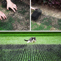 Qpets® Cat Repellent Mat Scat Mat 78'' by 11'' Tear Resistant PP Pet Deterrent Mat Behavior Tranining Mat for Cat Safe Cat Scat Mat for Home, Garden