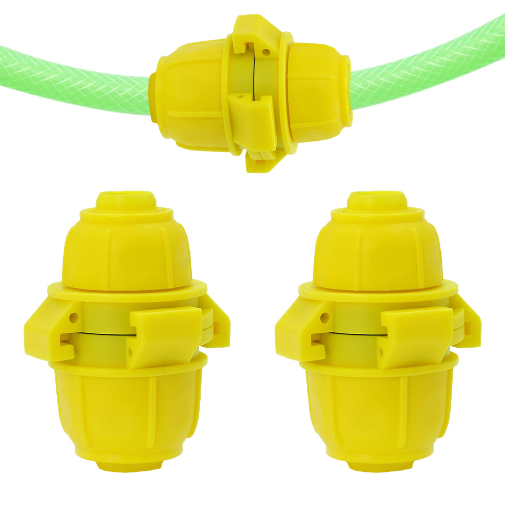 HASTHIP Garden Hose Connectors Universal 3/4 inch to 1/2 inch Garden Hose Adapter Pipe Adaptors Water Hose Junction Adaptor, Pack of 2