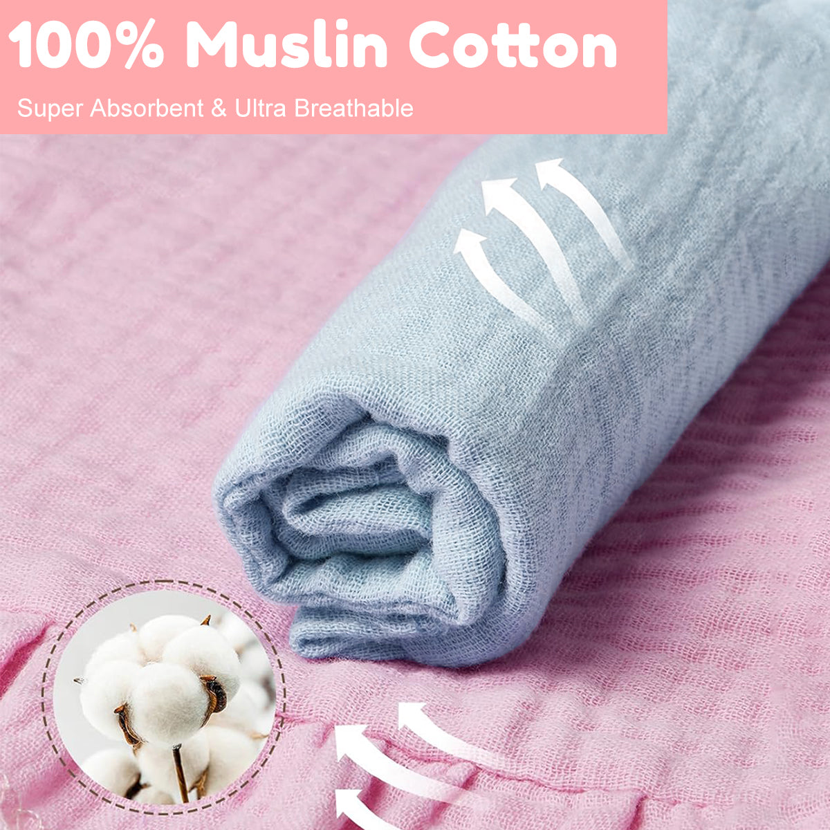 SNOWIE SOFT 3Pcs Baby Girls Bibs Cute Ruffles Edge Designed Soft Cotton Baby Bibs for Baby Girl Toddler Girls 1-3 Years Old