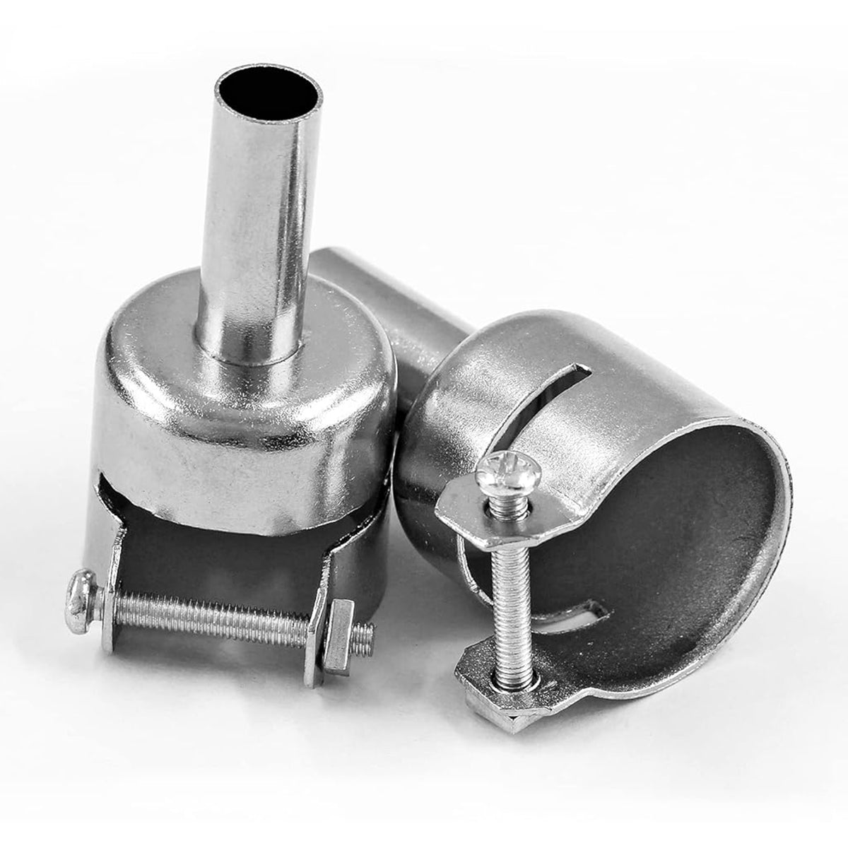 Serplex® 8Pcs Hot Air Gun Nozzles 3-12mm Diameter Conical Nozzles Stainless Steel Heat Resistant Universal Adjustable Conical Nozzles for Hot Air Gun