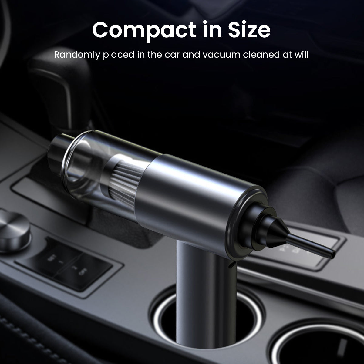 ZORBES Electric Compressed Air Duster, 16000PA USB Rechargeable Handheld Cordless Air Duster, 120W 36000RPM Wireless Vacuum Cleaner, 2 in 1 Keyboard Vacuum Cleaner Air Blower Dust Cleaner with Multi Nozzles