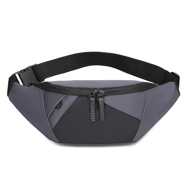 ZIBUYU Waist Bag for Man, Compact and Fashionable Waterproof Crossbody Sling Bag with Versatile Carrying Options, Adjustable Nylon Belt for Urban and Outdoor Use, Casual or Office Commutes, 22x14cm