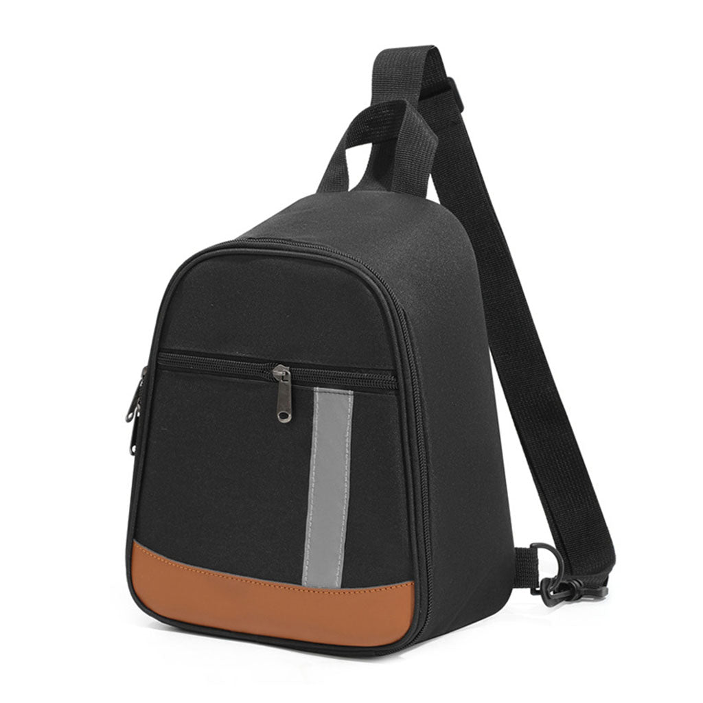 HASTHIP Lunch Box Bag Insulated Lunch Bag Zipper Cooler Bag with Handle & Adjustable Single Shoulder Strap Fashion Food Bag Lunch Tote Bag for Picnic, Camping, Travel, 8.26x5.3x9.25 inches