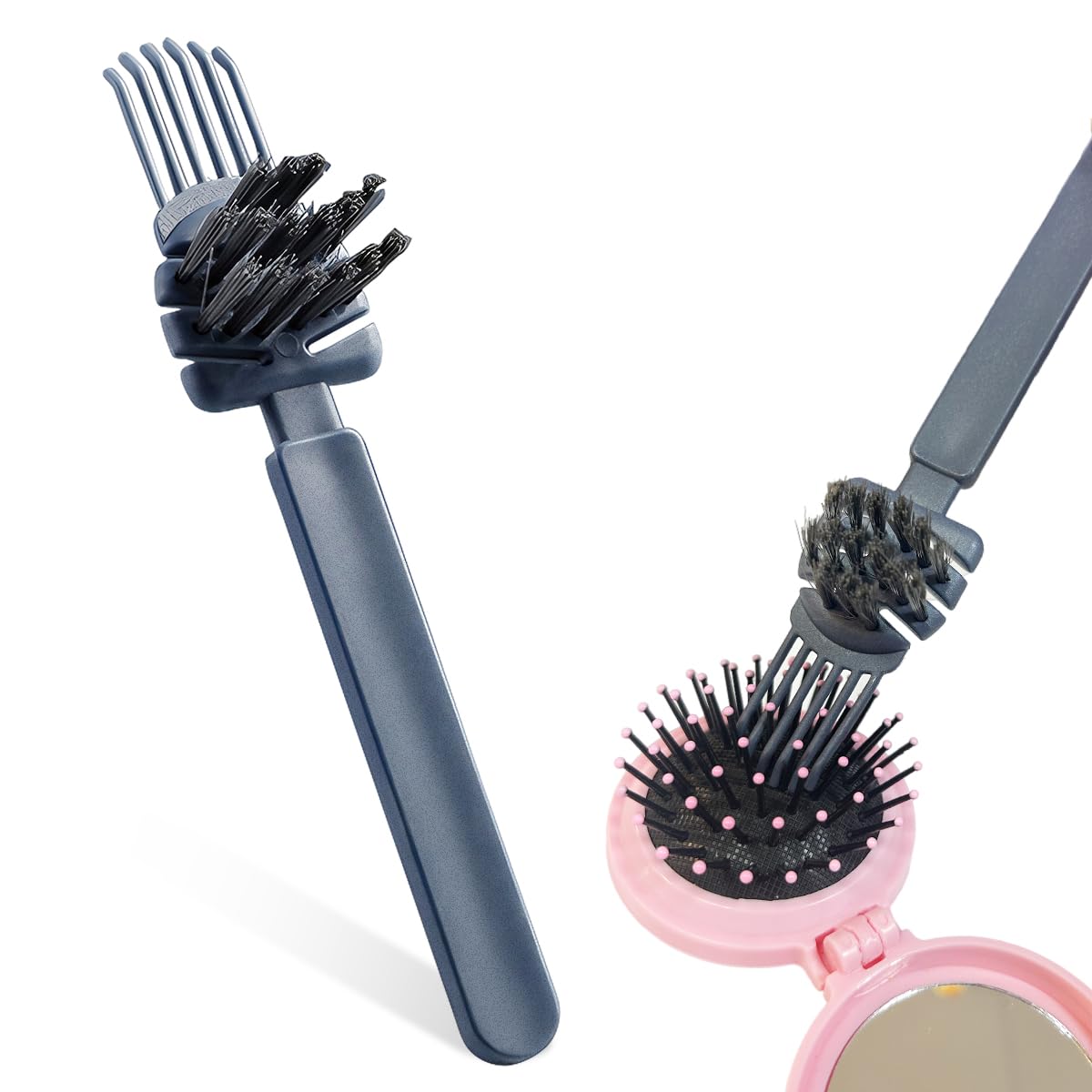 MAYCREATE Hair Brush Cleaning Tool, Hair Detangling Rake Brush Utility Tangled Hair Remover Tool for Hair Styling Comb, Dressing Comb, Barber Comb, Massage Brush
