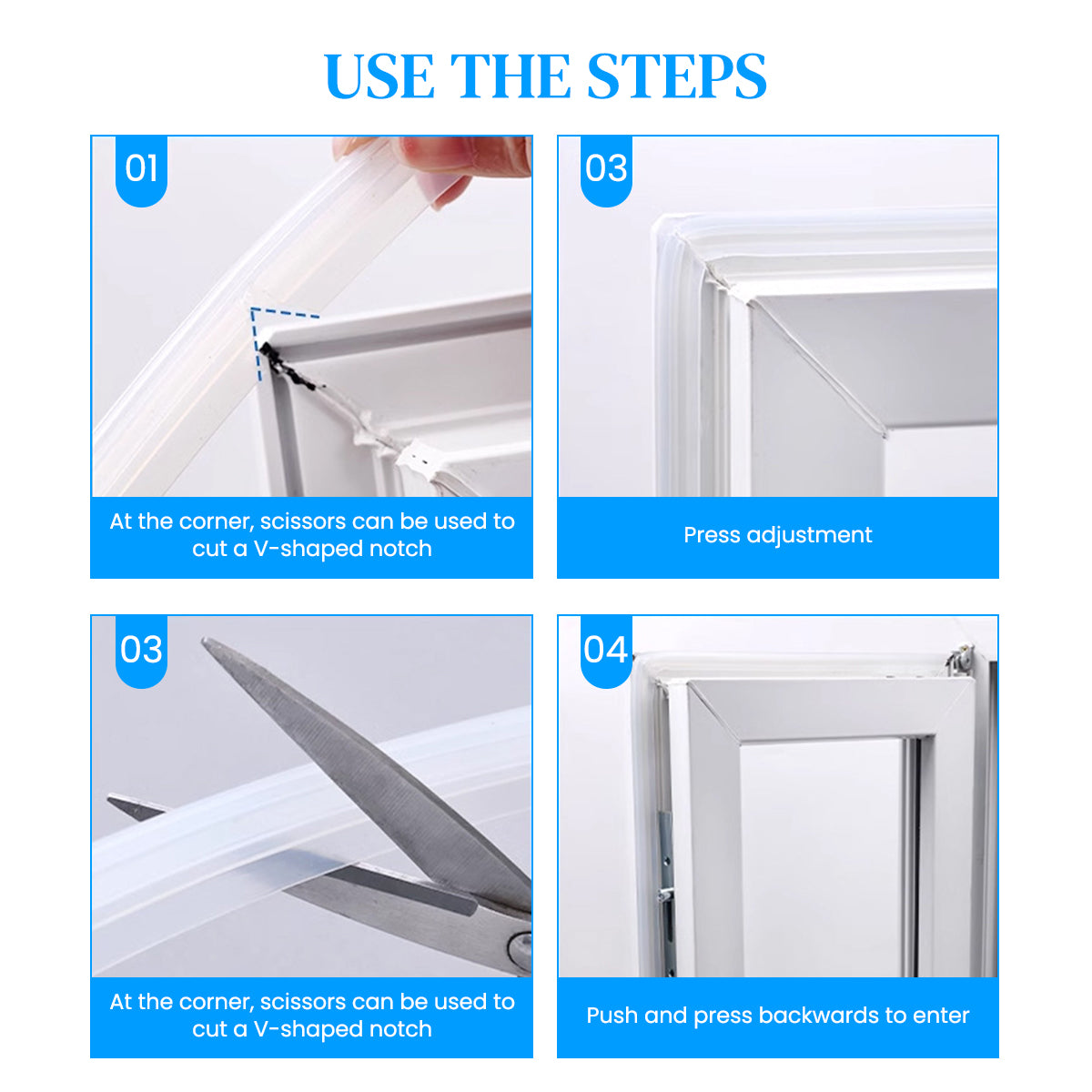 HASTHIP 16.4ft Weather Stripping Seal Strip for Doors/Windows, Casement Windows Seal Strip Rubber Windproof Seal Strip, Snap-in Universal Cuttable Casement Windows Sealant Strip