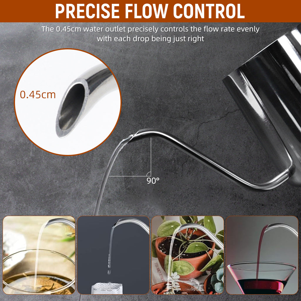 Supvox Pour Over Coffee Gooseneck Water Kettle 350ml Coffee Pot Gooseneck Kettle Hand Drip Kettle Pour Over Coffee