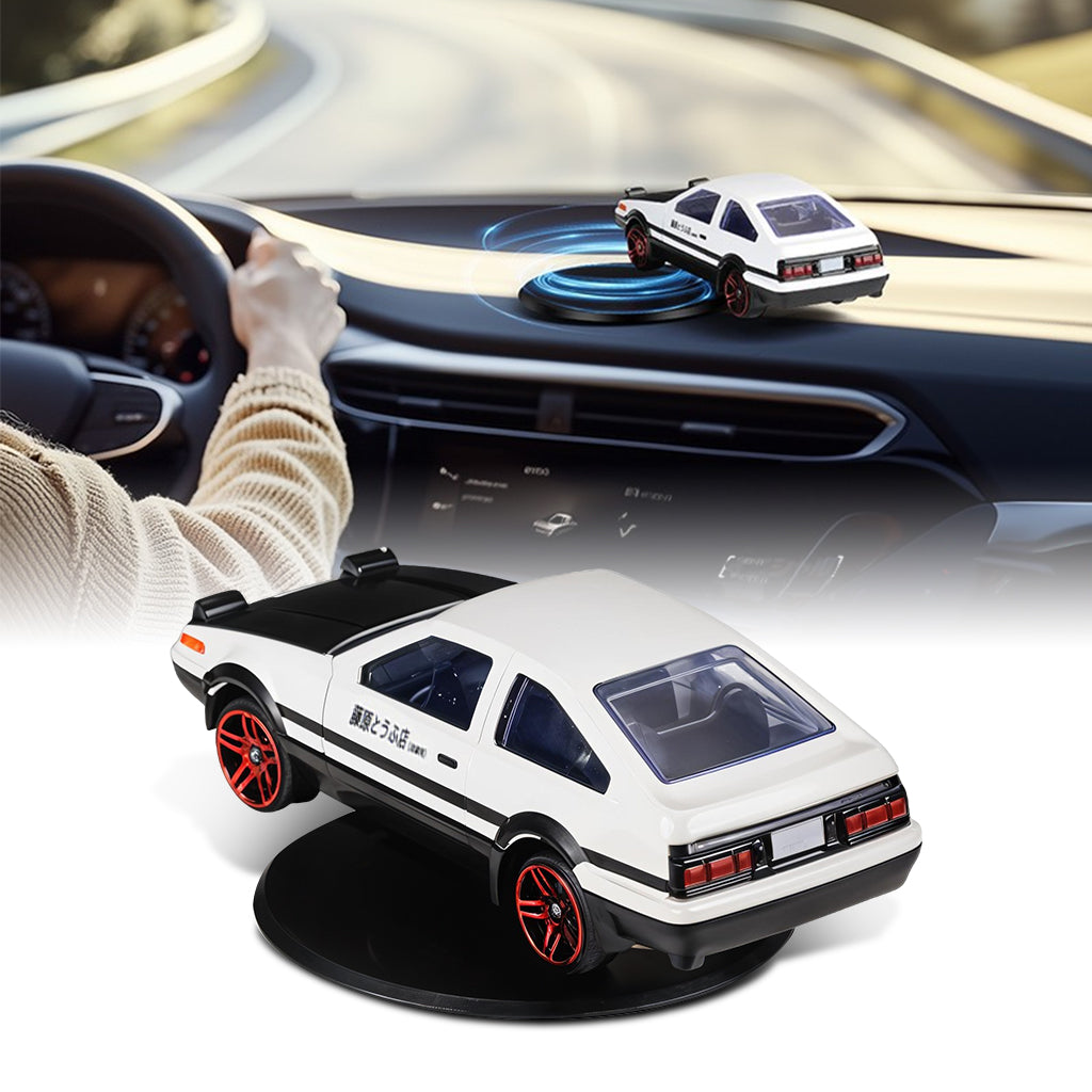 STHIRA Mini Car Model Drifting AE86 Car Model with Self Adhesive Base, 2.95inches Alloy AE86 Car Model Initial D Car Dashboard Decor Car Charm Desk Decor Room Decor Birthday Gift